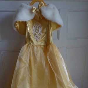 Gold Belle Beauty and the Beast Princess Dress - Gown - Halloween Costume - L 6